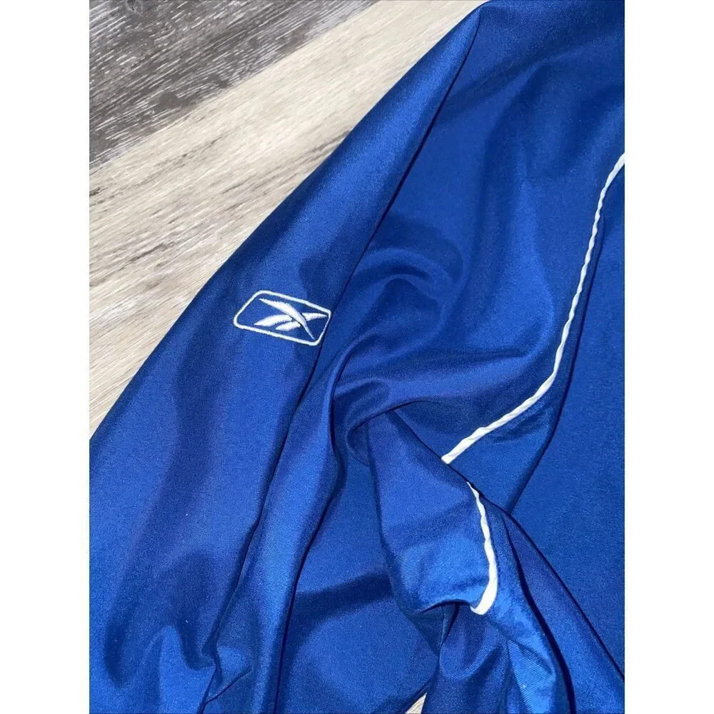 Reebok 2XL NFL Indianapolis Colts Pullover Windbreaker Unisex Blue Lined Pockets